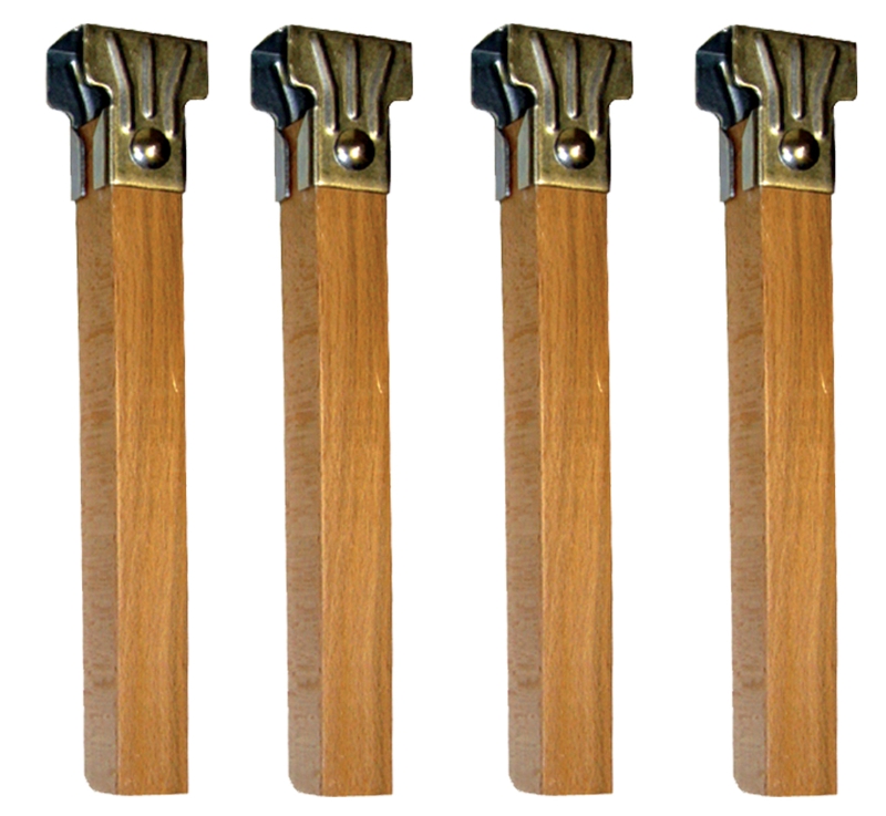 Set di 4 Piedi per Rete Senza Ruote IMEX EL ZORRO 81404-B 